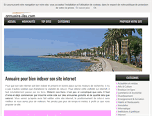 Tablet Screenshot of annuaire-iles.com